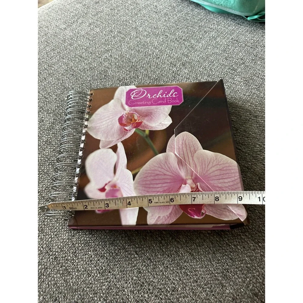 Bizzybee Orchids Greeting Card Book Birthday Organizer Address Book 2005 EUC